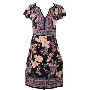 Monsoon Navy Blue Floral Dress